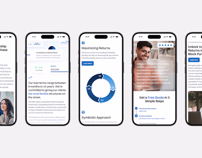 Liqueous LP - Website Redesign