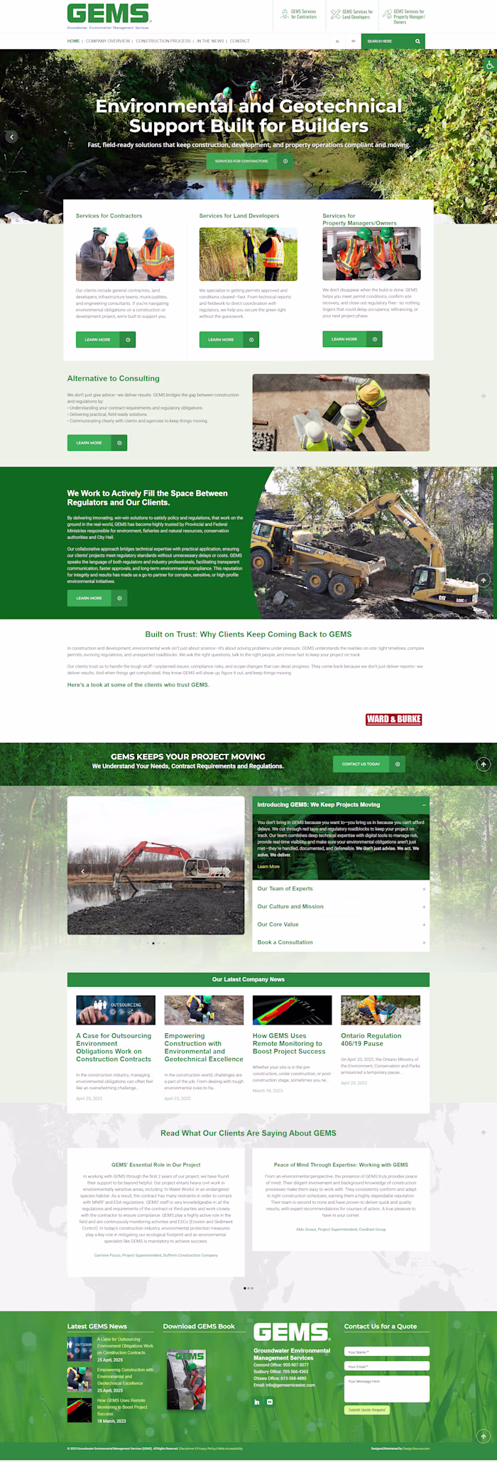 The GEMS website redesign aims