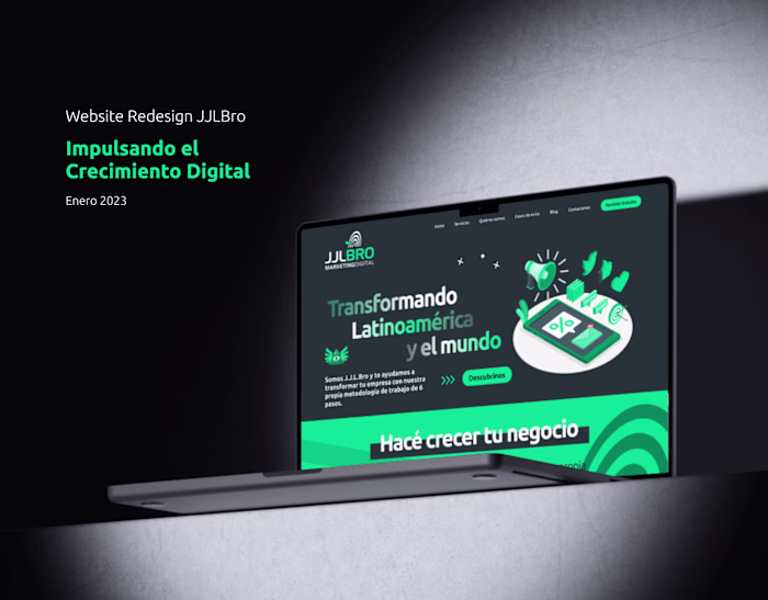 Website Redesign Agencia de Marketing
