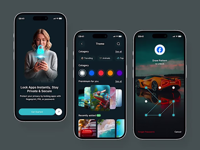 App Lock Mobile App UI