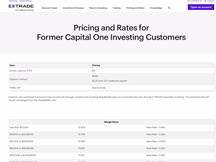 Investing Platform Conversion