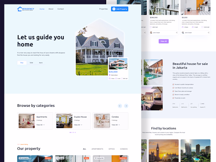 Residency - Modern Real Estate Template
