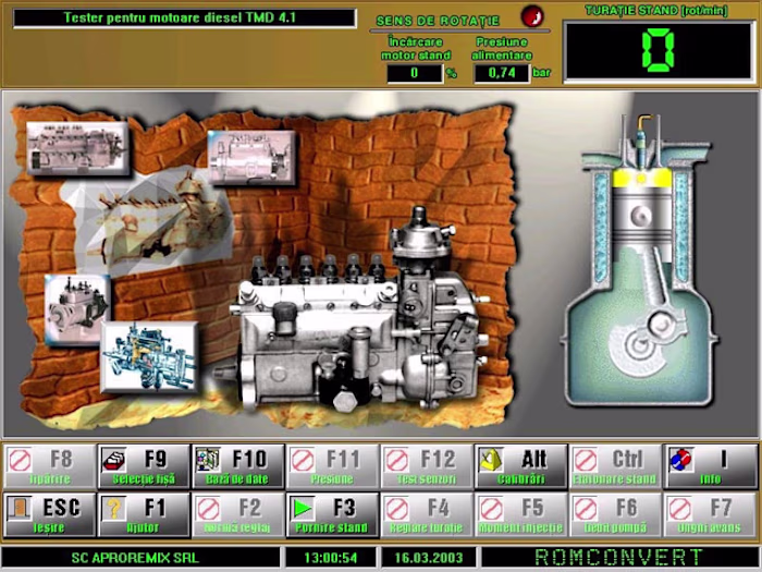 Diesel Engine Testing Software Development