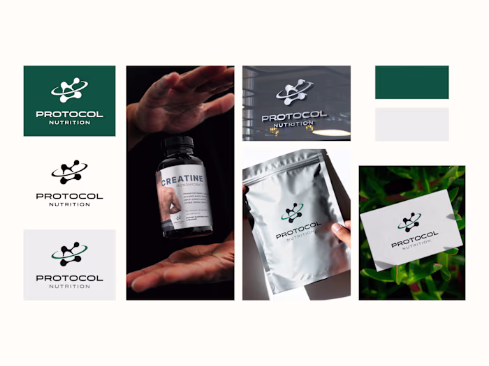 Sports Nutrition Store Visual Identity.