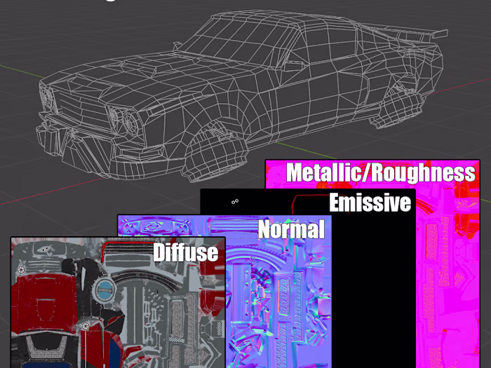 Optimized 3D Game Assets for any platform