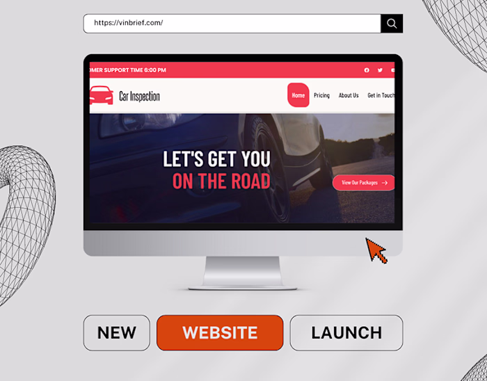 Business website for CAR inspection 