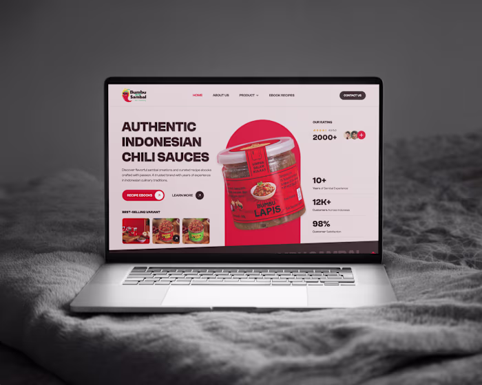 Website Development for Yocooking Sambal Bumbu