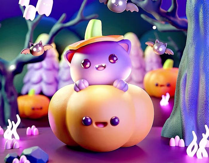 Pumpkin Cat
