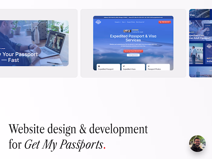 From Zero to Launch: Designing & Building GetMyPassports.com