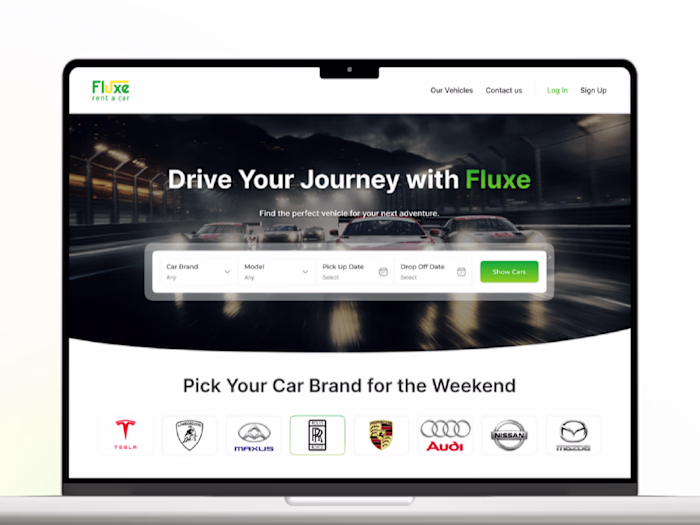 Car Rental Company Website Design and Development