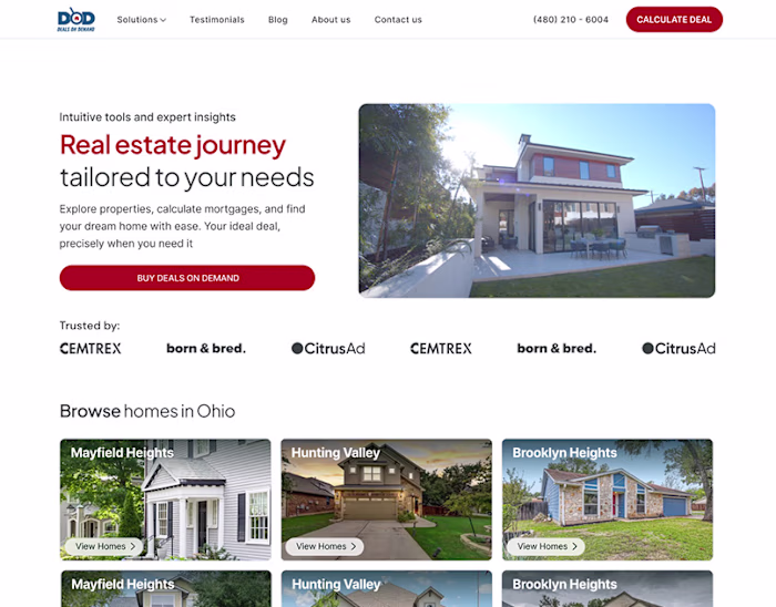 Real Estate Properties - Agency Website