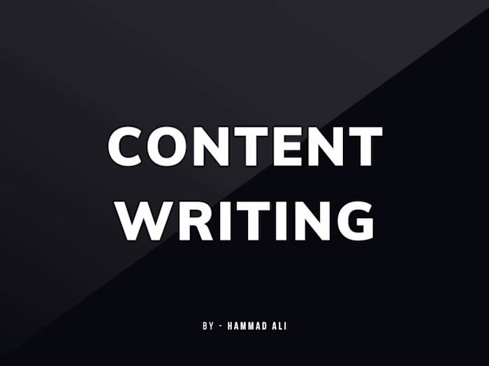 Optimized Content Writing