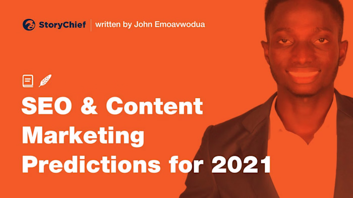 2021 Content Marketing and SEO Trends