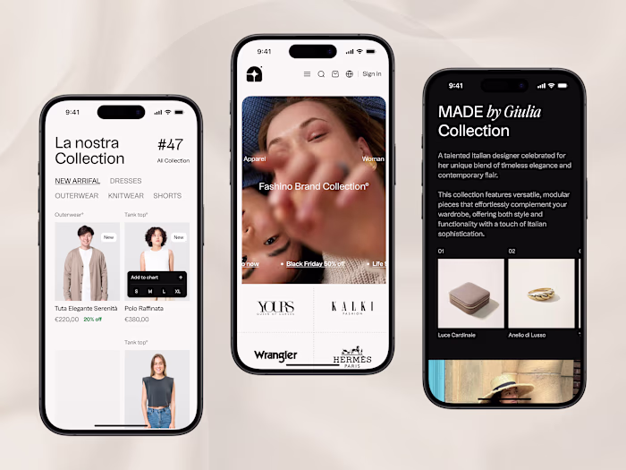 Étoile - Ecommerce Mobile Design