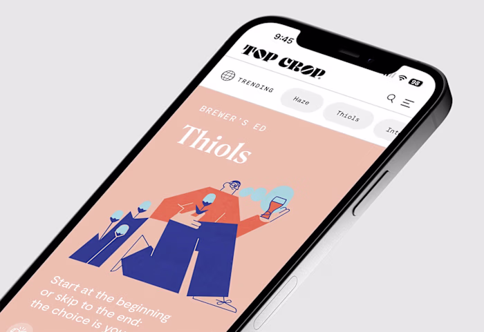 Branding a Brewing Publication — Top Crop