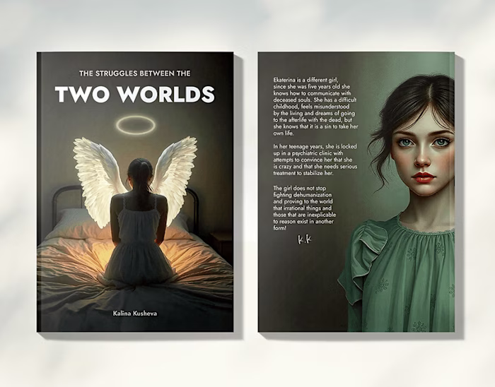 "The Struggles Between The Two Worlds" - Book Cover:: Behance