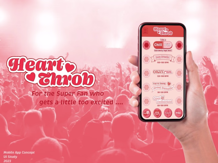 Heart Throb : App UI Design Concept