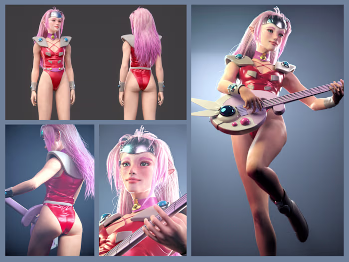 Mylene Jenius 3D character