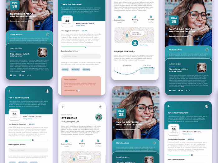 Consultant Mobile App Design