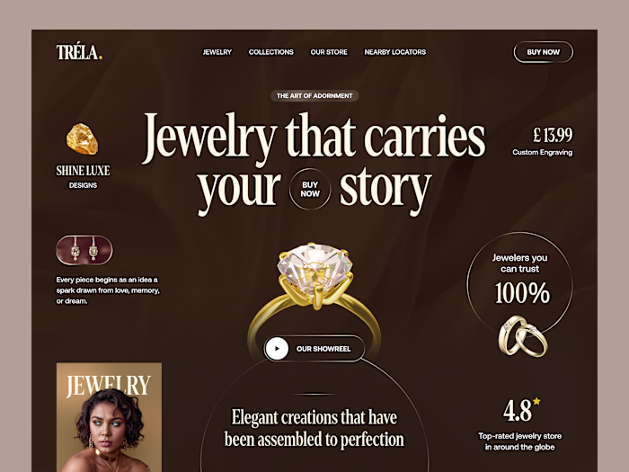 Jewelry Website Design