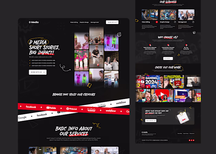 Media Agency Website