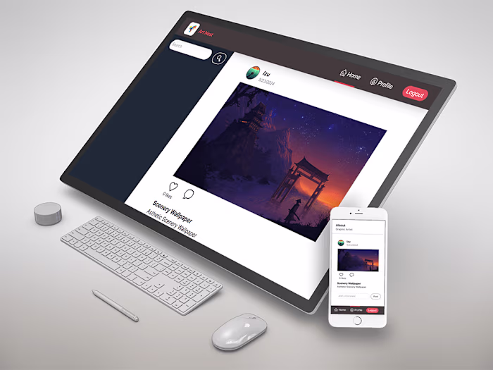Art-nest: Art Showcase Web App