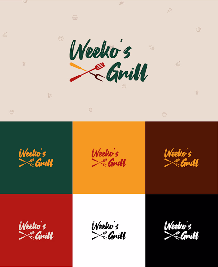 Restaurant Logo, Menu and Social Media Designs