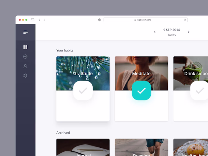 Habit Zen - Web & iOS Habit Tracking Tool 