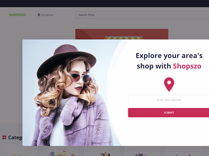 Shopszo - eCommerce Web App