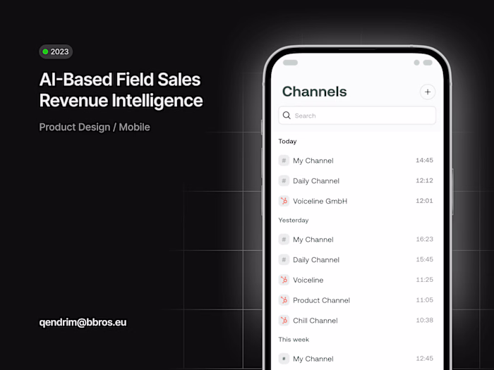 Voiceline - AI-Based Field Sales Revenue Intelligence