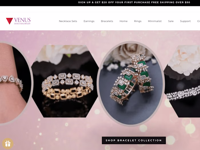 Jewelry Shop Website Design/SEO in Shopify
