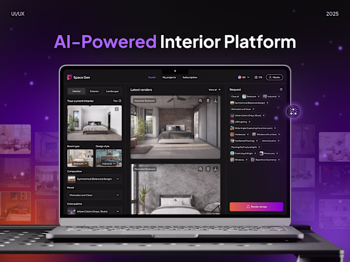 AI-Powered Design Platform | UX/UI Design for Web App & Website