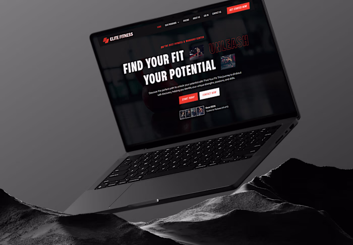 Elite Fitness High-Performance Website Design