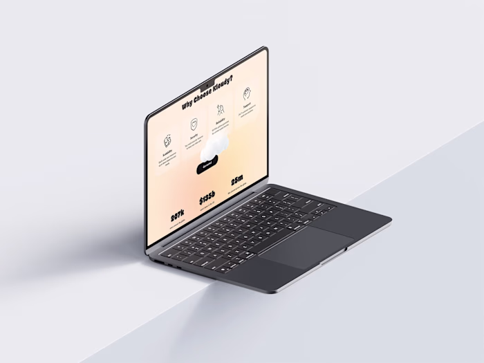 just made this landing page