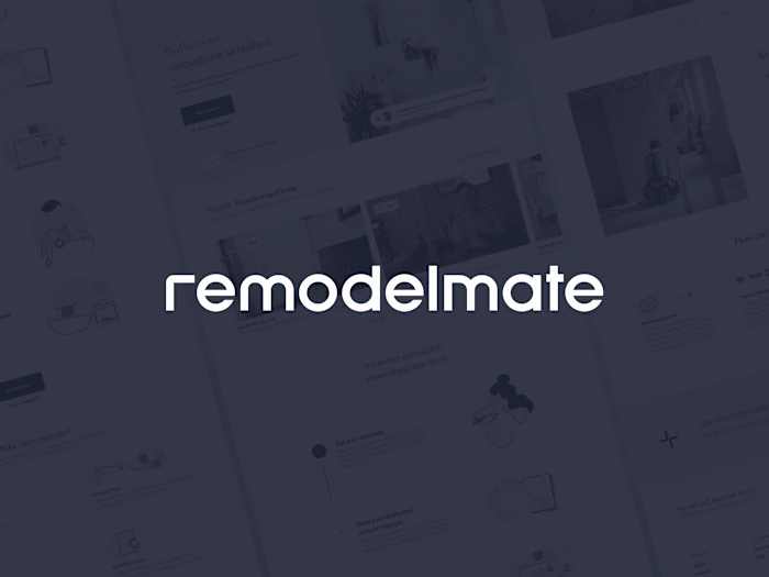 Remodelmate Website Redesign