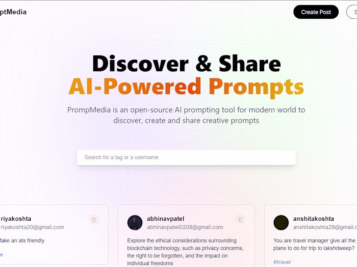 Prompt🔍Media for effective prompt generation. 