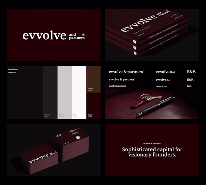 This brand identity design smells like a new car and expensi...