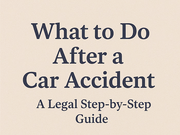 Legal Guide: Steps After a Car Accident