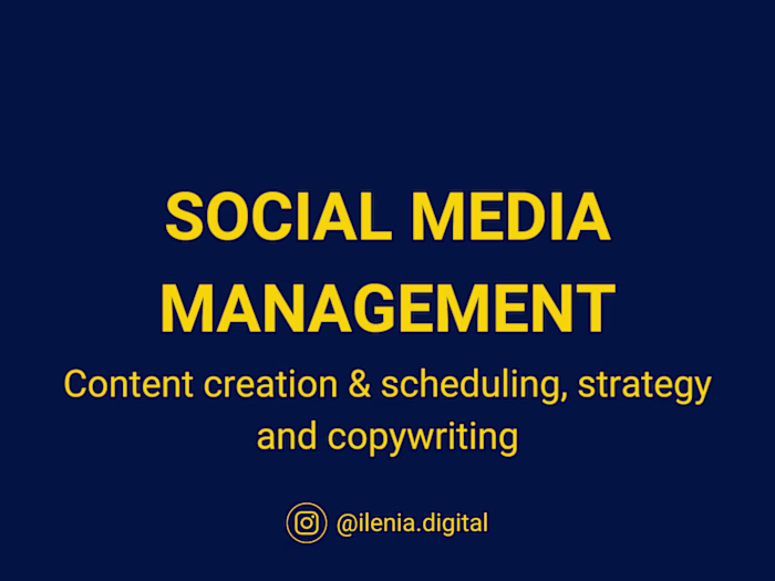 Social Media Management