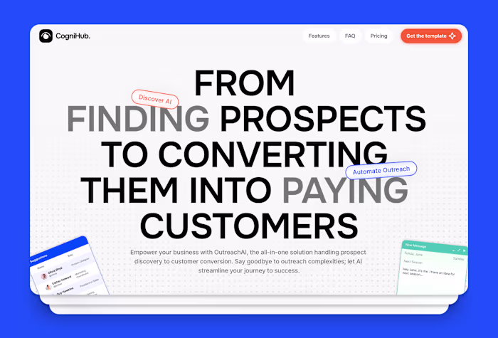CogniHub - SaaS & Startup Website Template