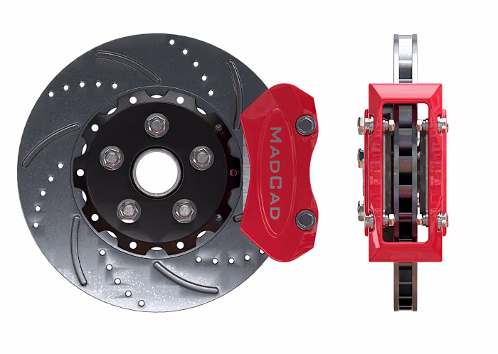 Break Caliper Showing Parts with Exploded View :: Behance