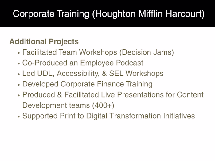 Interactive eLearning Material Development