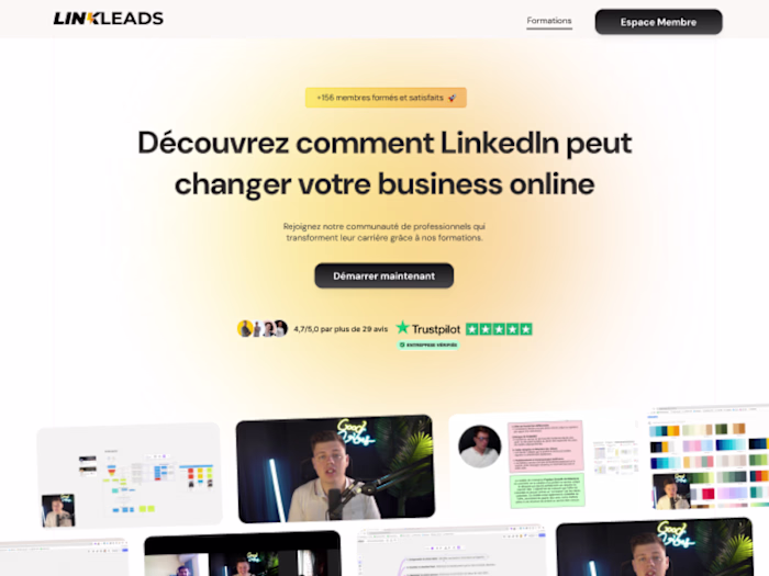 Website design LINKLEADS