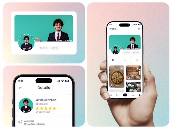 Local Community Help & Exchange App UI Design