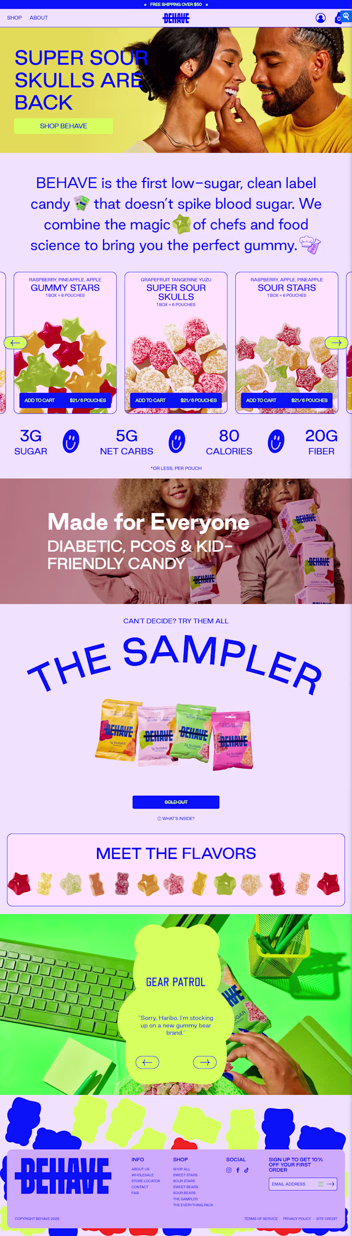 EATBEHAVE LANDING PAGE