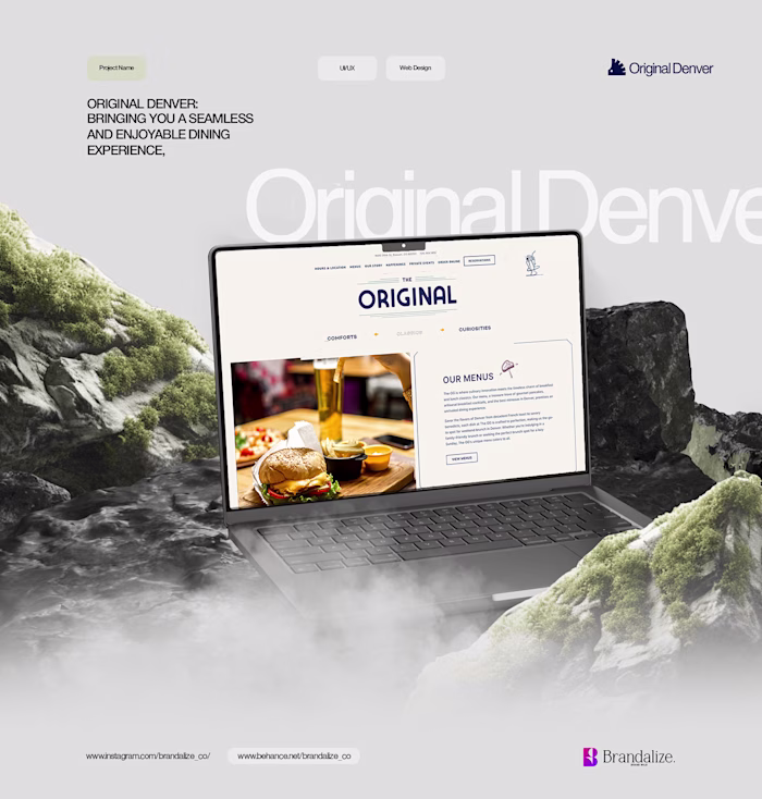 The Original Denver - Website UI/UX Design