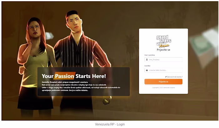 Venezuela RP - User Control Panel