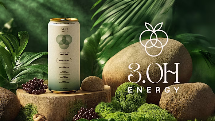 Logo & Packaging Design for 3.0H Energy | Full Visual Identity