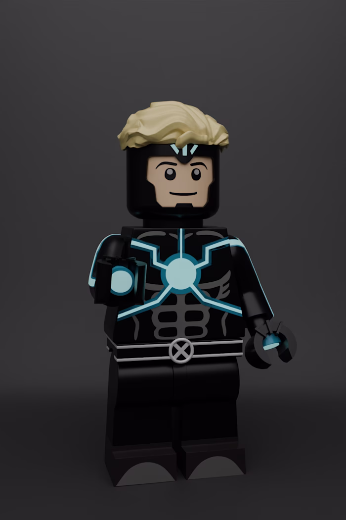 Custom Havok LEGO-style 3D Model Design for 3D Printing