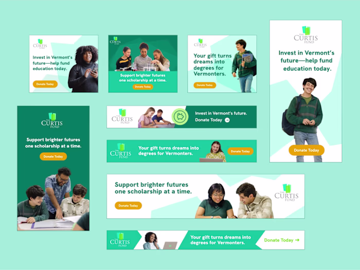 Recently designed this digital ad campaign for The Curtis Fu...